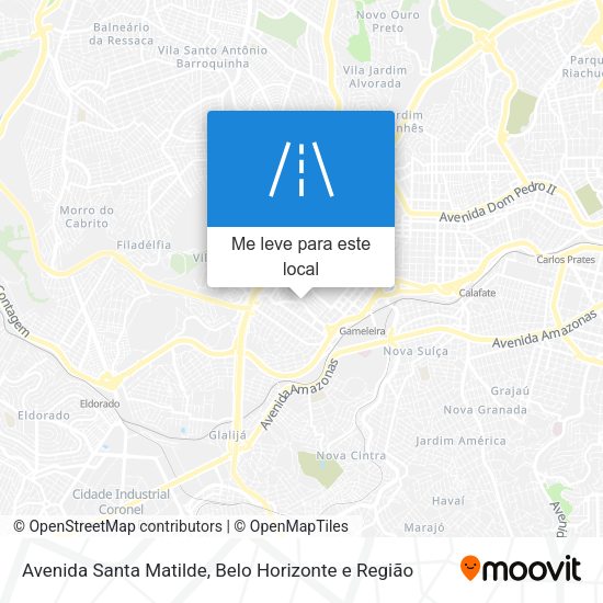 Avenida Santa Matilde mapa