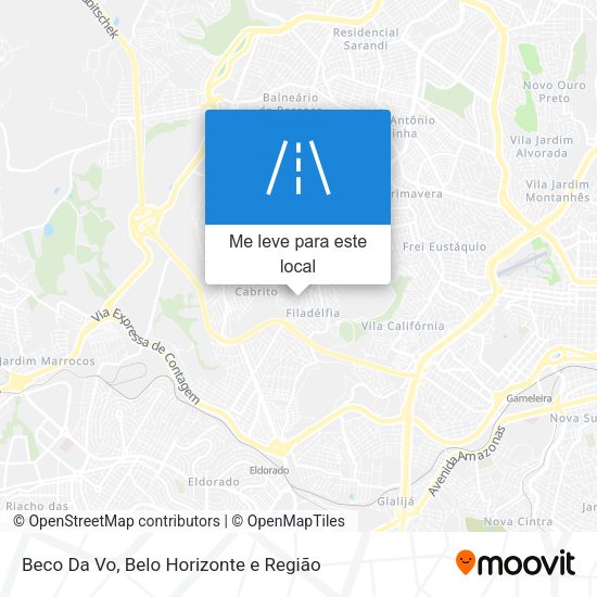 Beco Da Vo mapa