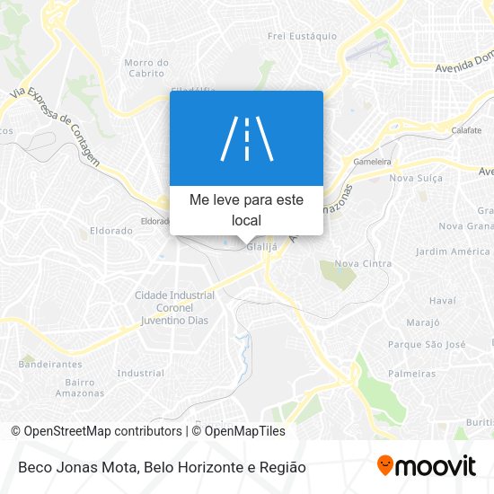 Beco Jonas Mota mapa