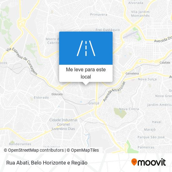 Rua Abati mapa