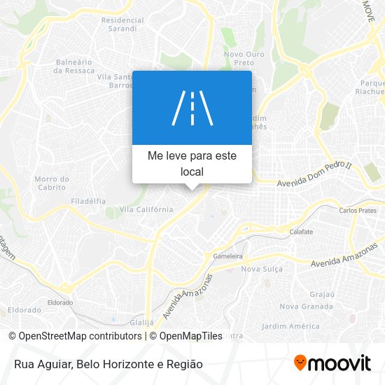 Rua Aguiar mapa