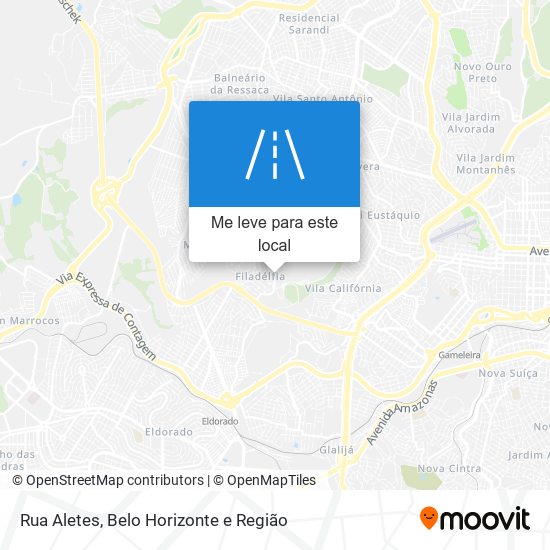 Rua Aletes mapa