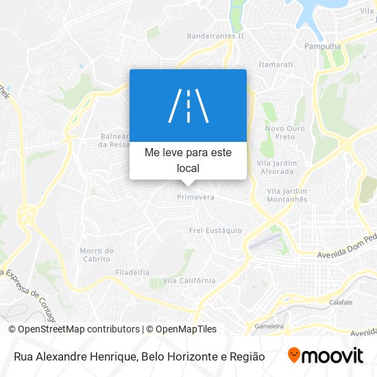 Rua Alexandre Henrique mapa