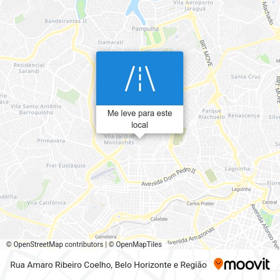 Rua Amaro Ribeiro Coelho mapa