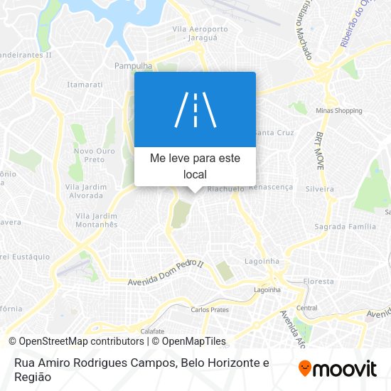Rua Amiro Rodrigues Campos mapa