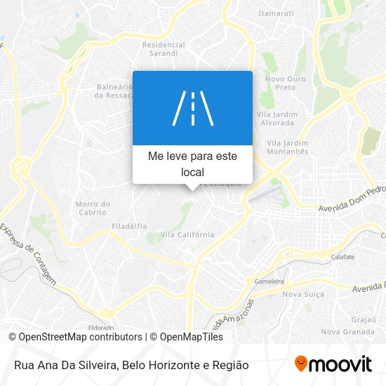 Rua Ana Da Silveira mapa