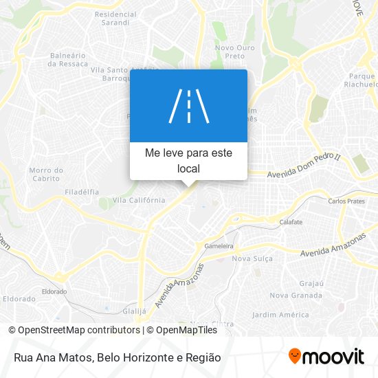 Rua Ana Matos mapa