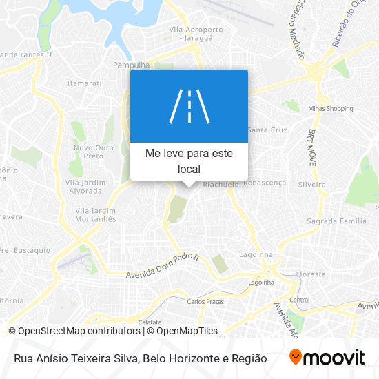 Rua Anísio Teixeira Silva mapa