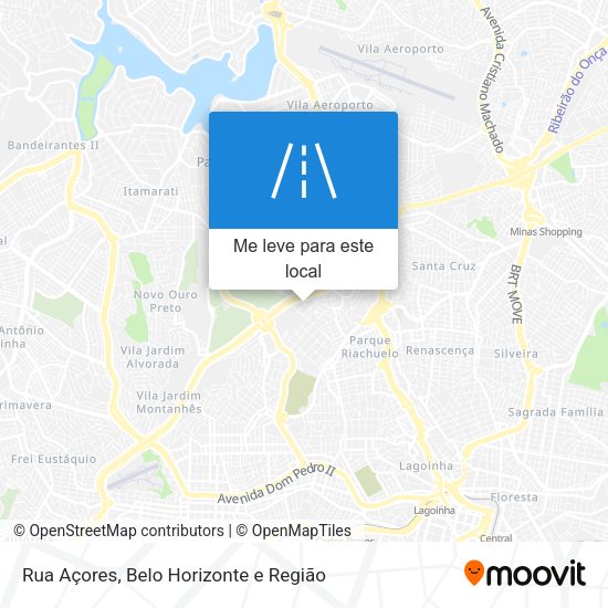 Rua Açores mapa