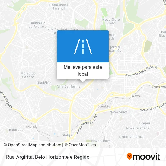 Rua Argirita mapa