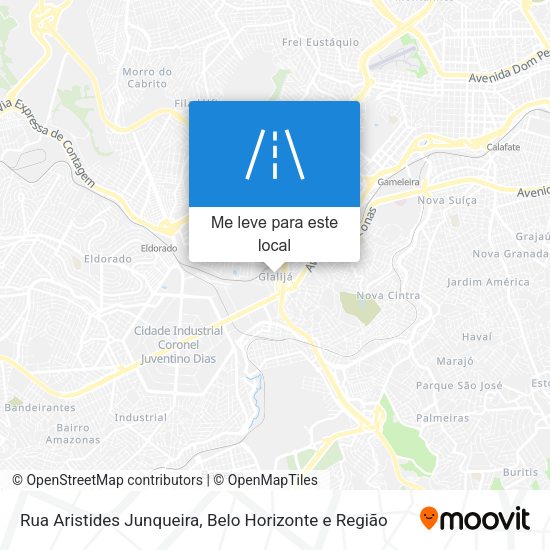 Rua Aristides Junqueira mapa
