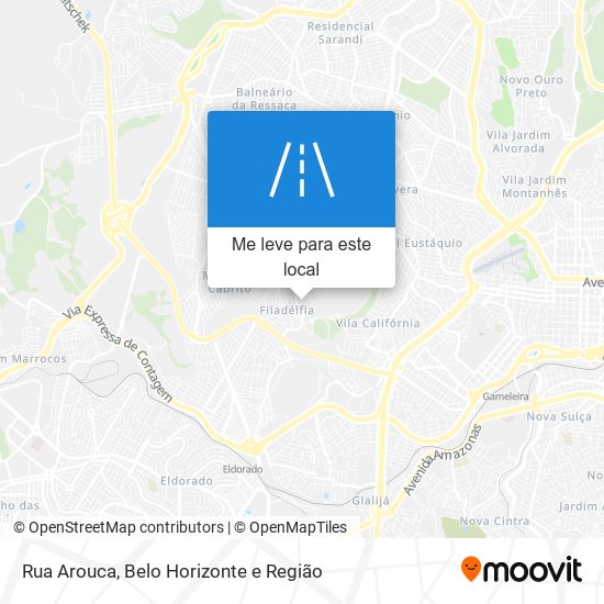 Rua Arouca mapa