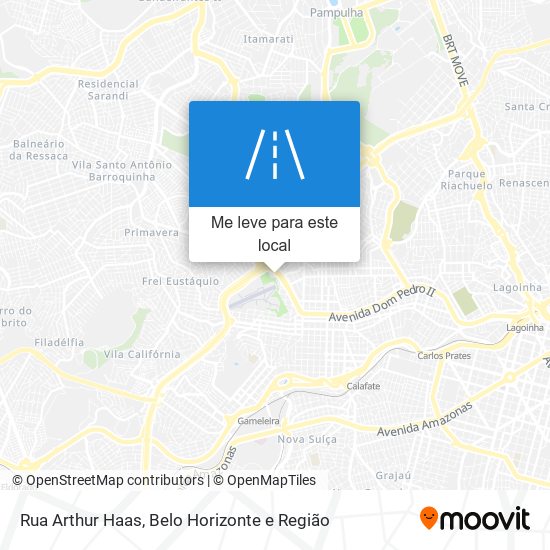 Rua Arthur Haas mapa