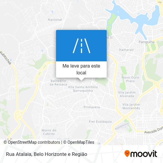Rua Atalaia mapa