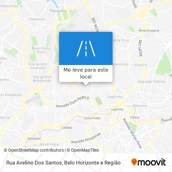 Rua Avelino Dos Santos mapa