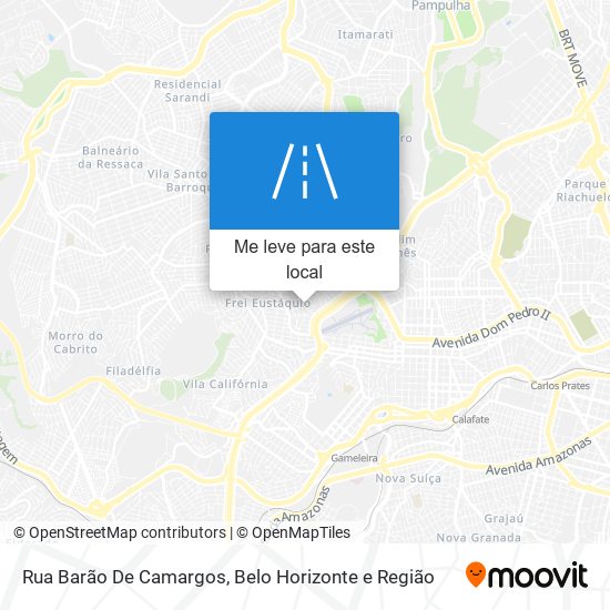 Rua Barão De Camargos mapa