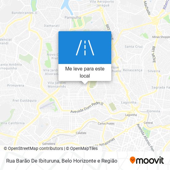 Rua Barão De Ibituruna mapa