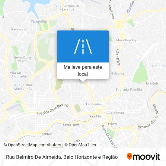Rua Belmiro De Almeida mapa