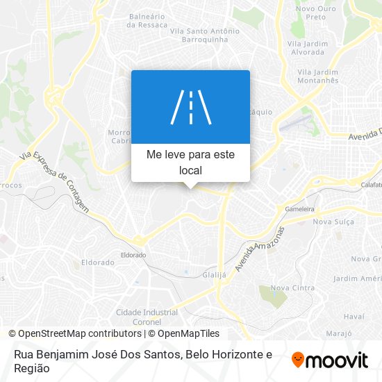 Rua Benjamim José Dos Santos mapa