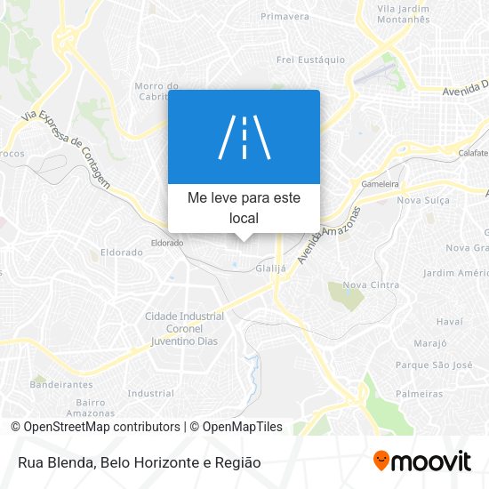 Rua Blenda mapa