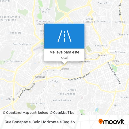 Rua Bonaparte mapa