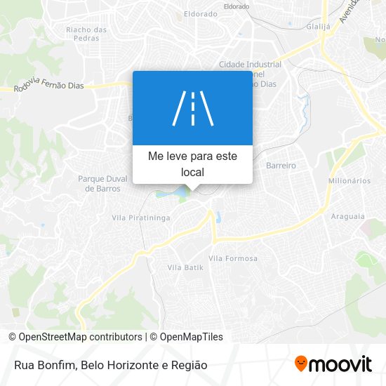 Rua Bonfim mapa