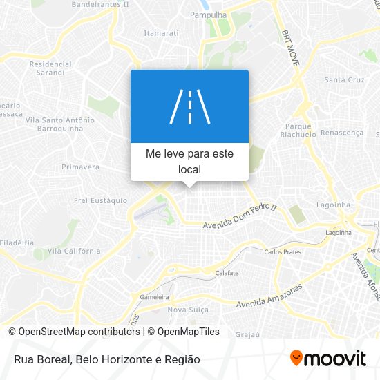 Rua Boreal mapa