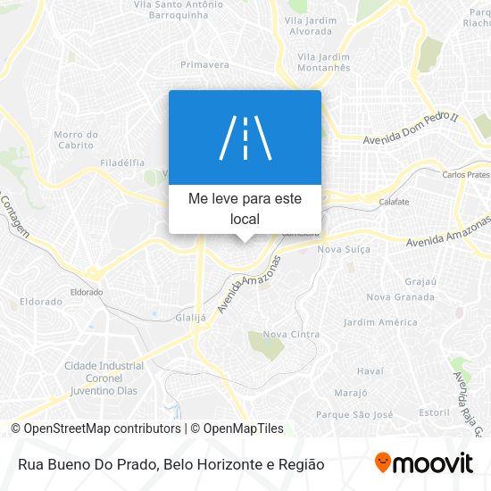 Rua Bueno Do Prado mapa