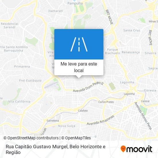 Rua Capitão Gustavo Murgel mapa