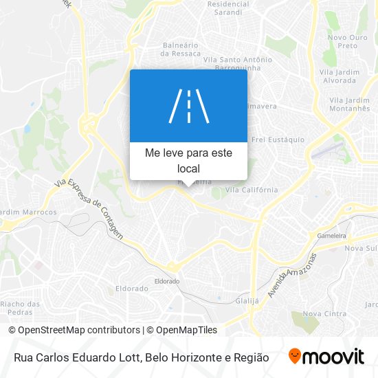 Rua Carlos Eduardo Lott mapa