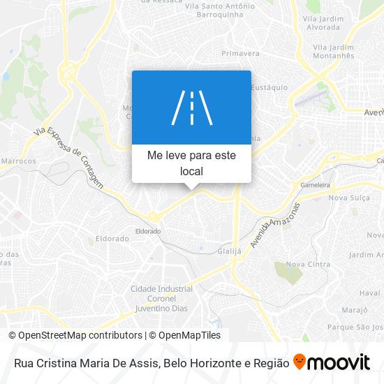 Rua Cristina Maria De Assis mapa