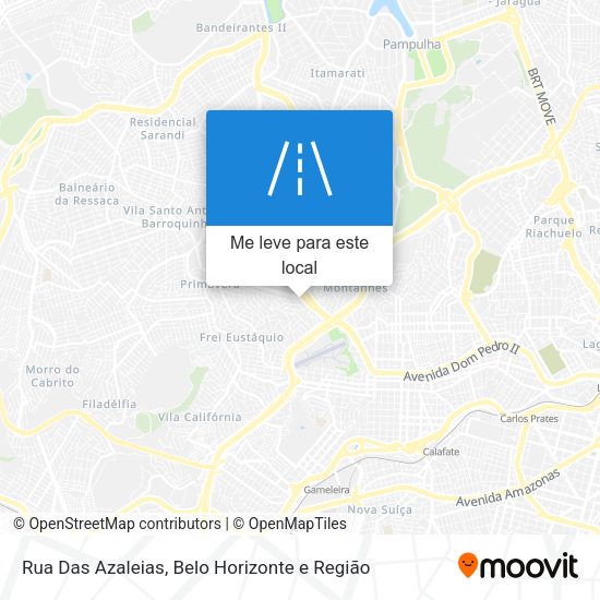 Rua Das Azaleias mapa