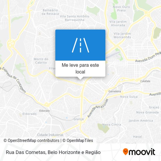 Rua Das Cornetas mapa