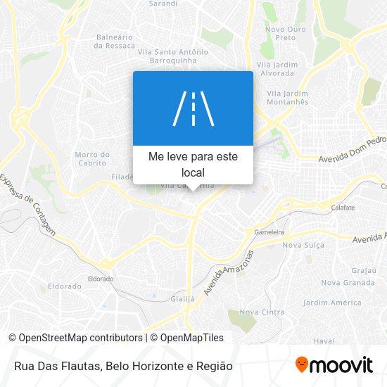 Rua Das Flautas mapa