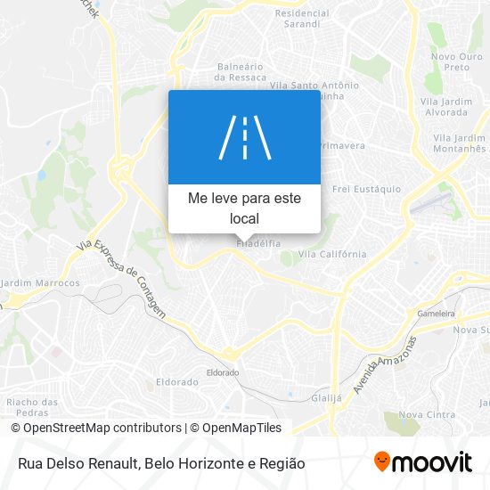 Rua Delso Renault mapa