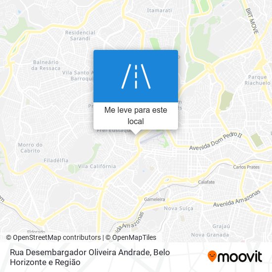 Rua Desembargador Oliveira Andrade mapa
