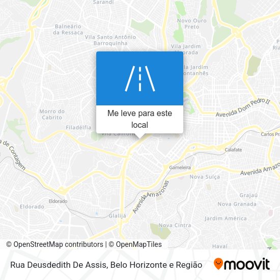Rua Deusdedith De Assis mapa