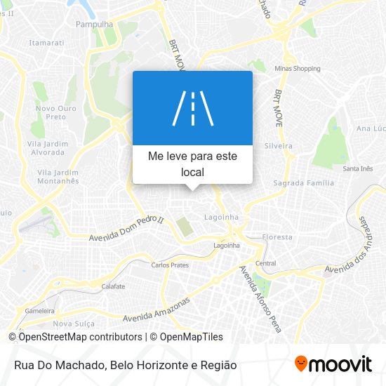 Rua Do Machado mapa