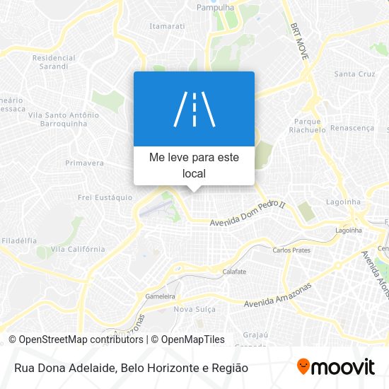 Rua Dona Adelaide mapa