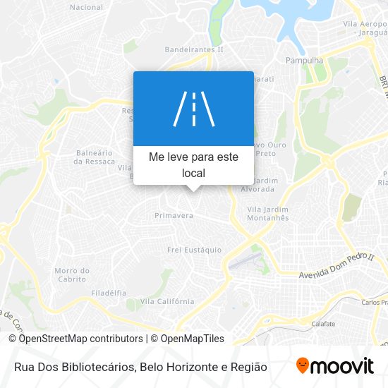 Rua Dos Bibliotecários mapa