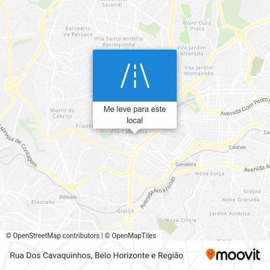 Rua Dos Cavaquinhos mapa