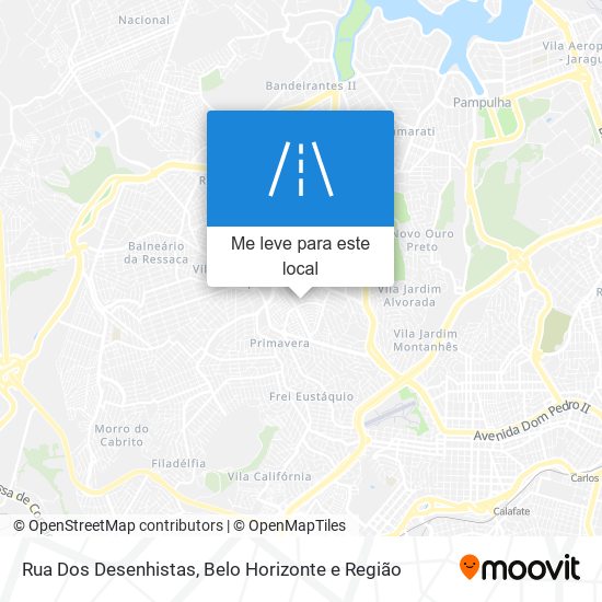 Rua Dos Desenhistas mapa