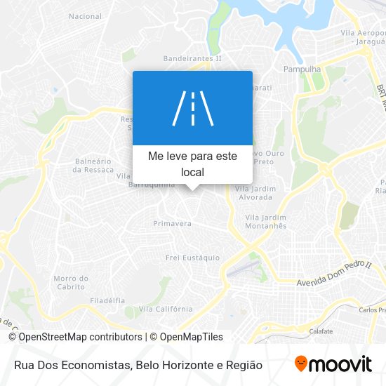 Rua Dos Economistas mapa