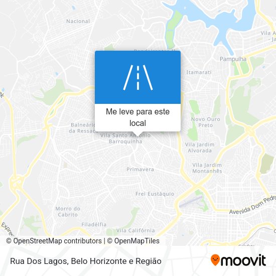 Rua Dos Lagos mapa
