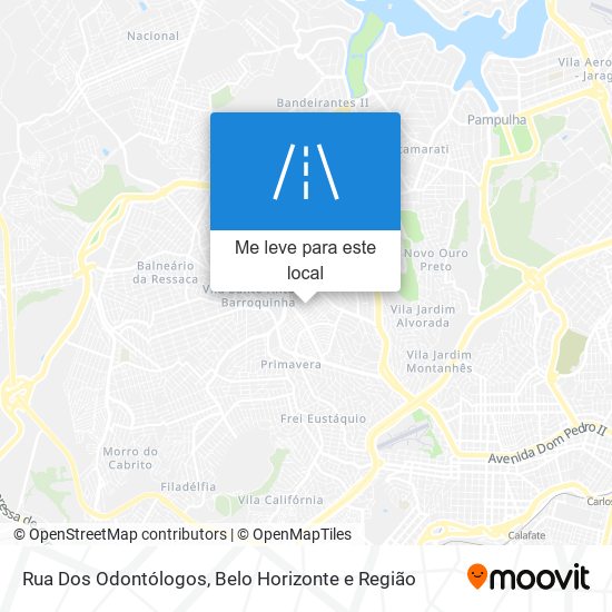 Rua Dos Odontólogos mapa