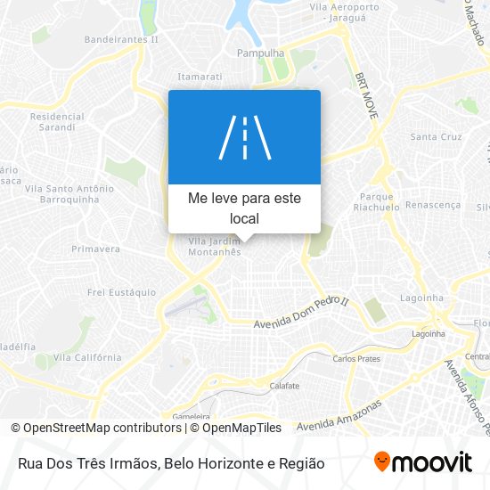 Rua Dos Três Irmãos mapa