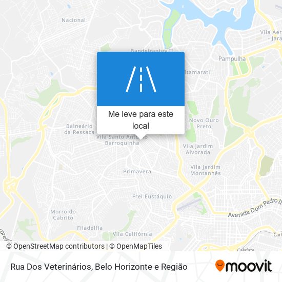 Rua Dos Veterinários mapa