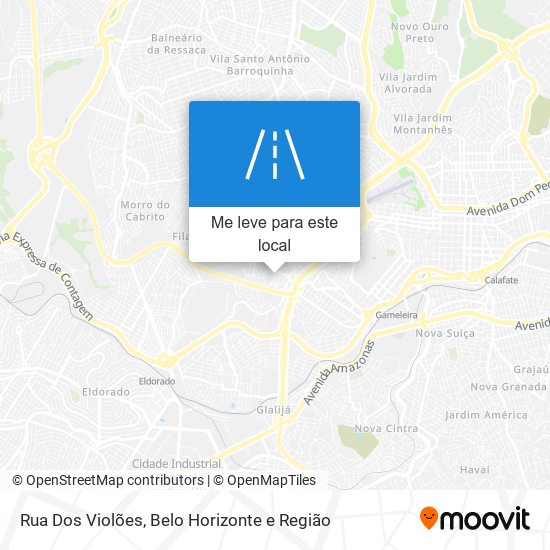 Rua Dos Violões mapa