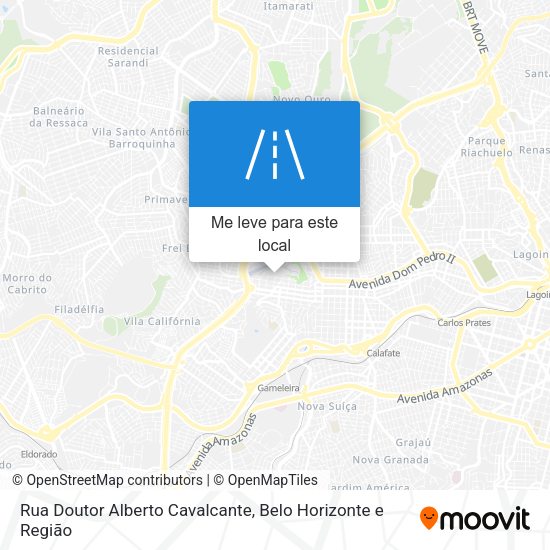 Rua Doutor Alberto Cavalcante mapa