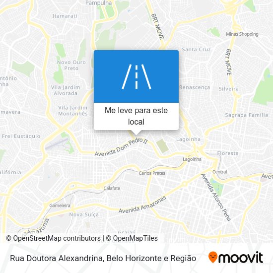 Rua Doutora Alexandrina mapa